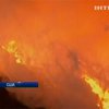 На юге Калифорнии продолжает бушевать пожар