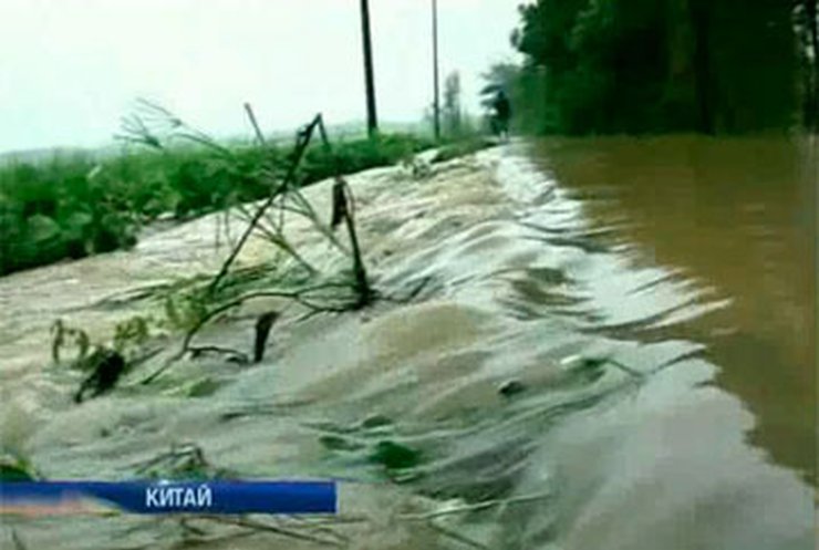Тайфун "Усаги" принес в Китай сильные наводнения
