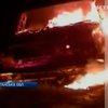 В Луганске сожгли машину активиста "Дорожного контроля"