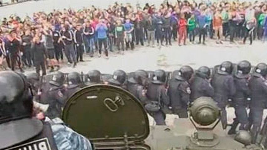 В Каменец-Подольском прошли учения милиции
