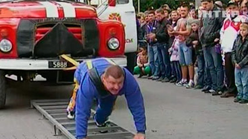 В Ивано-Франковске прошли богатырские игры