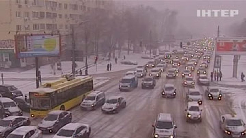 Из-за пробок ГАИ хочет сделать платным въезд в центр Киева
