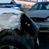Московские коммунальщики устроили массовое ДТП
