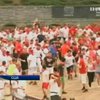Американцы устроили забег с быками