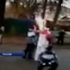При передаче эстафеты взорвался олимпийский факел