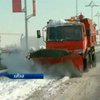 На севере Китая начались снегопады