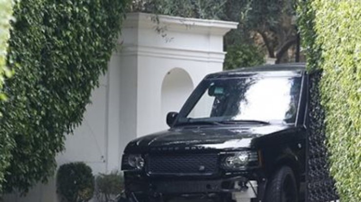 Дэвид Бекхэм с сыном попал в аварию