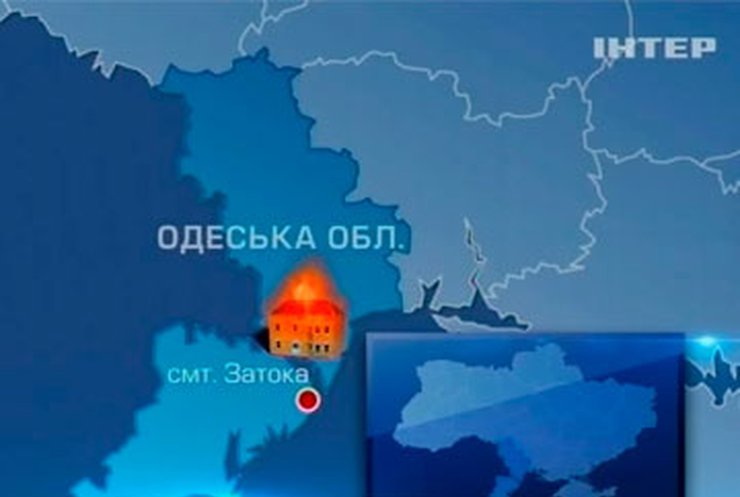 На Одесчине горели деревянные дома базы отдыха