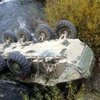 Под Житомиром с моста в реку упал БТР с солдатами