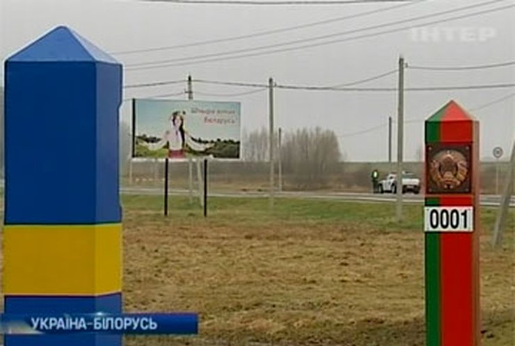 Украина и Беларусь начали обозначать границу столбами