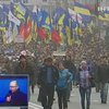 В Киеве состоялись массовые митинги в поддержку и против евроинтеграции