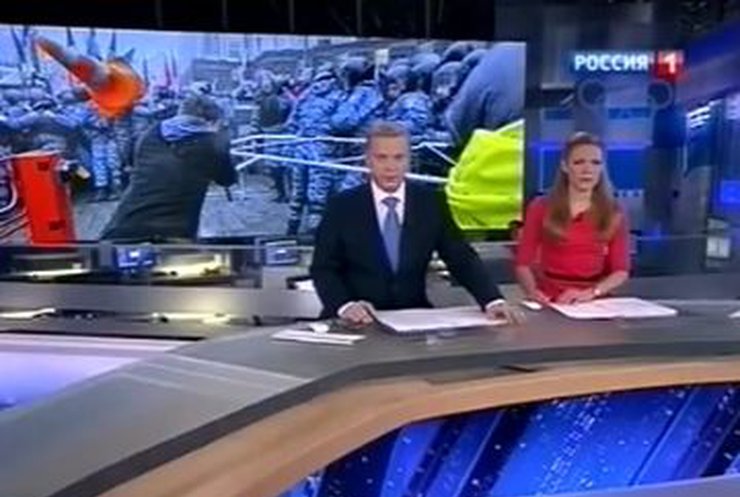 На телеканале "Россия-1" представили свою версию истории на Евромайдане