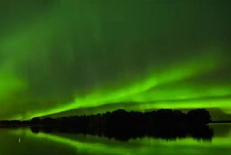 Шведский фотограф создал объемную панораму северного сияния