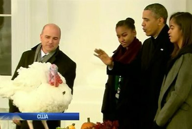 Барак Обама помиловал двух индюшек в честь Дня Благодарения