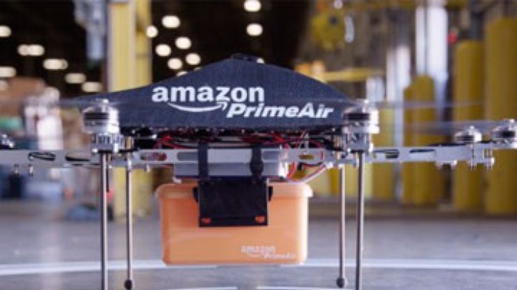 Amazon начнет доставлять посылки при помощи дронов