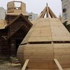 В Евпатории сгорел купол скандальной часовни Киевского патриархата