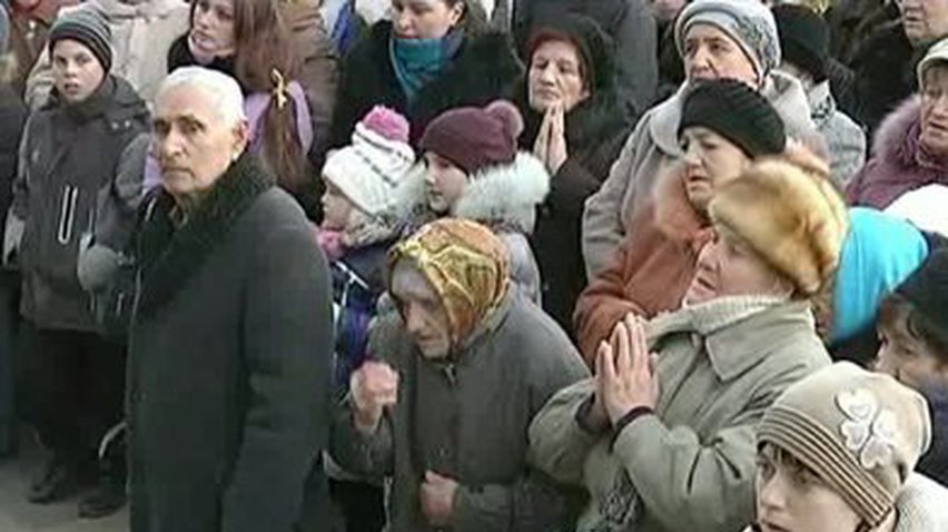 На тернопольском майдане в основном митингуют дети и пенсионеры