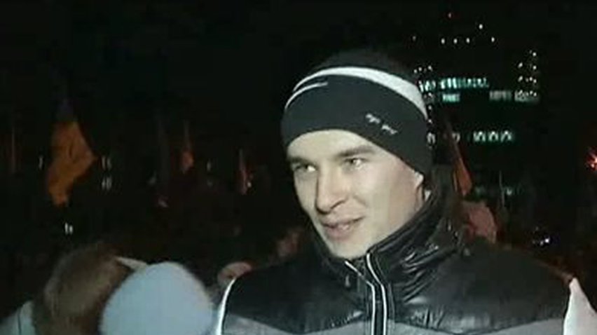 На запорожском "майдане" собирают деньги для киевских митингующих