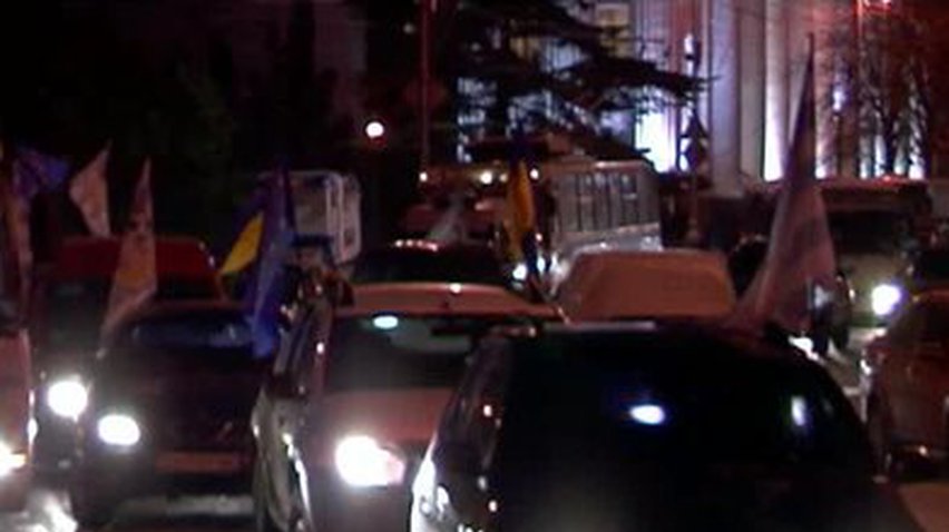 В Севастополе прошел автопробег в поддержку евроинтеграции