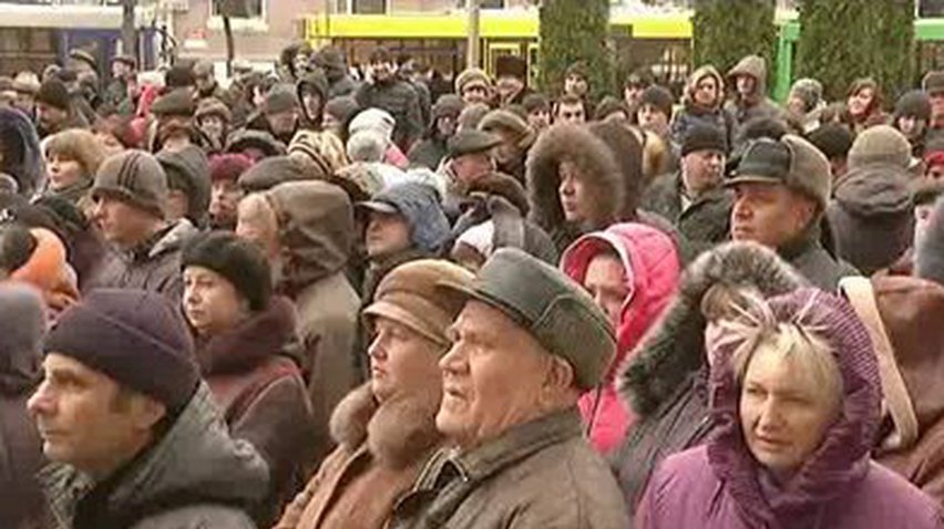Кировоградские работники транспорта вышли на забастовку