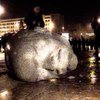 Видеохроника падения памятника Ленину
