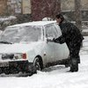 За ночь в Донецке выпала двухнедельная норма снега