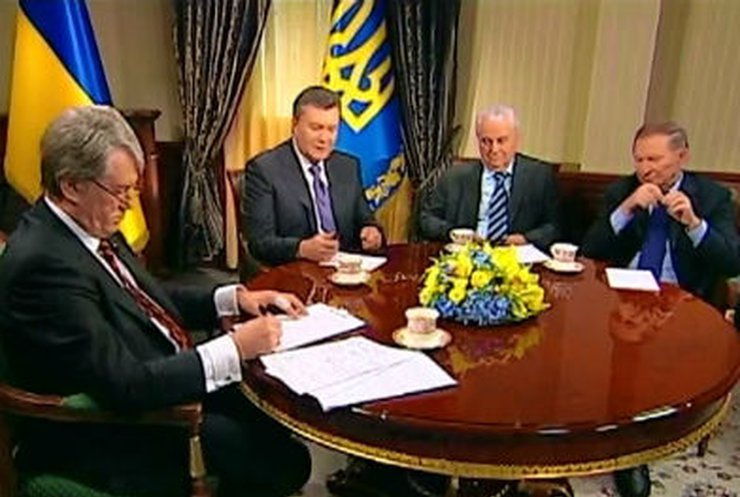 Сегодня четыре президента обсудили ситуацию в Украине