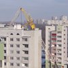 В Харькове на новую высотку рухнул кран