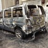 В Харькове сгорел микроавтобус, арендованный для местного Евромайдана
