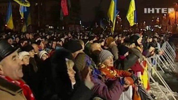 На Майдане Независимости все спокойно