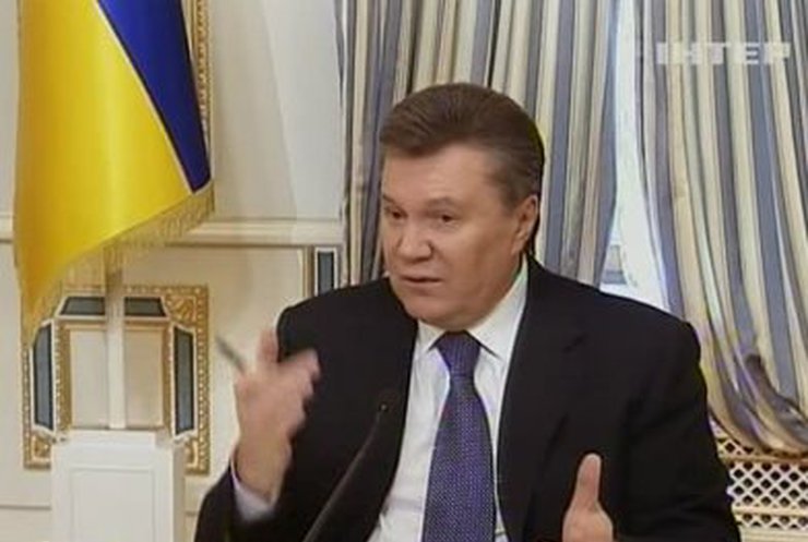 Виктор Янукович пообщался со студентами