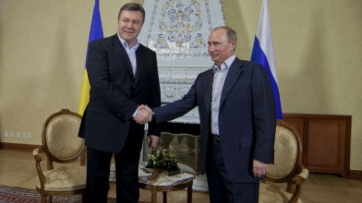 Путин и Янукович договорились теснее координировать внешнеполитические шаги