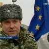 Жители села на Луганщине не позволили установить флаг ЕС на украинско-российской границе