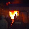 В Киеве горел Святошинский рынок (обновлено)