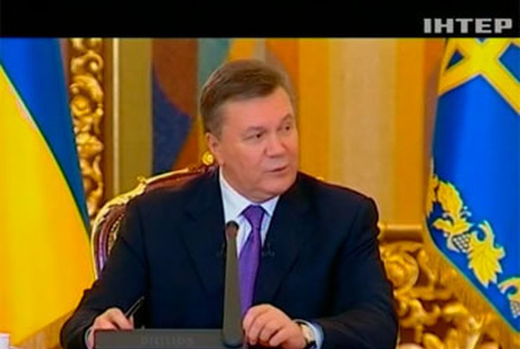Виктор Янукович ответил на вопросы о внешней и внутренней политике
