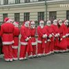 В Запорожье прошел парад Дедов Морозов