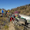 При столкновении автобуса с маршруткой в Боливии погибли трое, 18 ранены