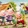 Вычислена скорость, с которой волк дул на домики в сказке "Три поросенка"