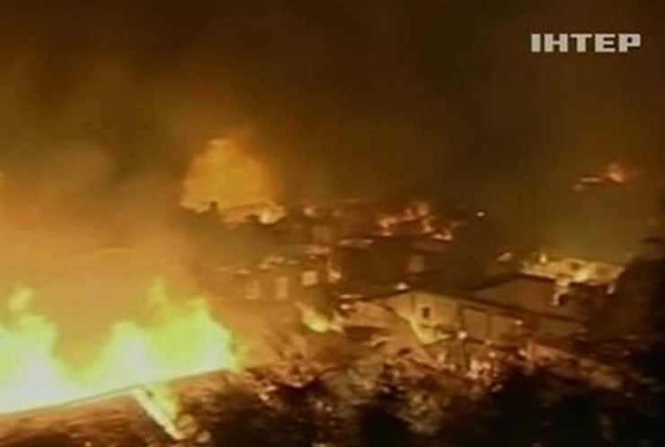 В Китае пожар уничтожил древний тибетский город