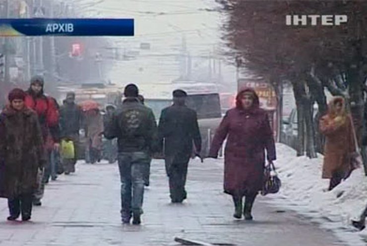 Украину захлестнуло волной похолодания