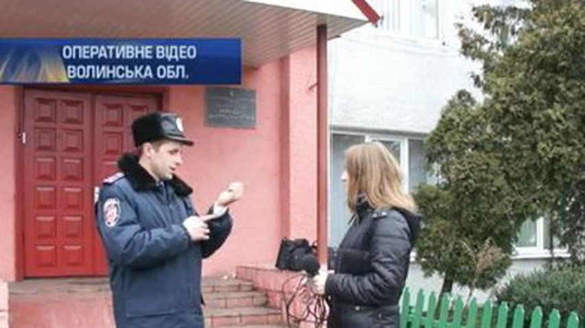 На Волыни участковый дал отпор молодчику с ножом
