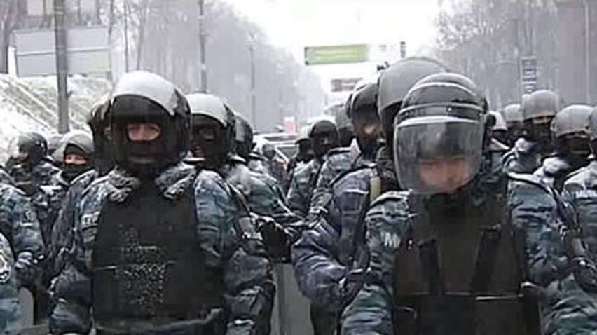 Журналисты побывали в стане "Беркута"