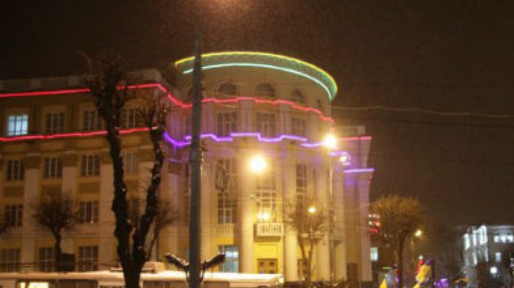 Протестующие в Виннице перекрыли центральную улицу в поддержку Майдана