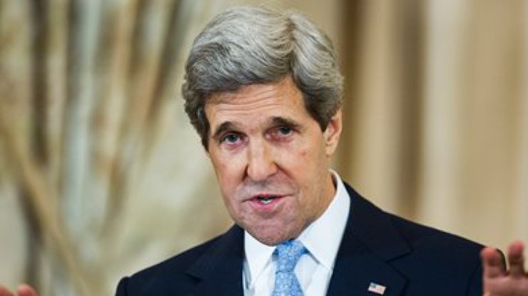 США и Европа "работают вместе" для решения политического кризиса в Украине, - госсекретать США Керри