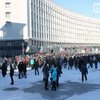 В МВД утверждают, что силового разгона митингующих возле здания Сумской ОГА не было