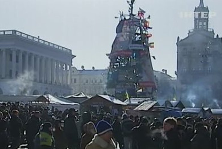 Акции на Майдане собирают все меньше людей