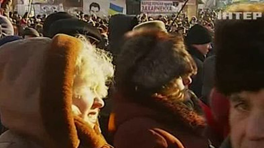 В Киеве на Майдане незалежности прошло девятое "народное вече"