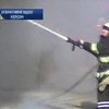 В Херсоне сгорел торговый павильон