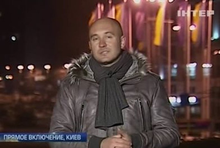 В центре Киева стало меньше протестующих