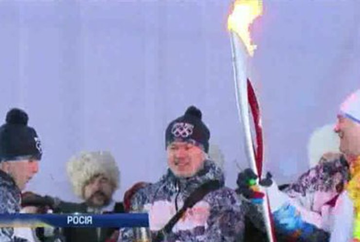 Олимпийский огонь прибыл в Краснодар